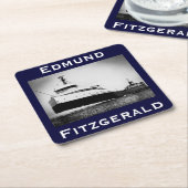 The Edmund Fitzgerald Kartonnen Onderzetters (Schuin)
