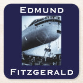 The Edmund Fitzgerald Kartonnen Onderzetters (Voorkant)