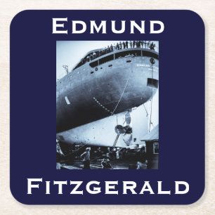 The Edmund Fitzgerald Kartonnen Onderzetters