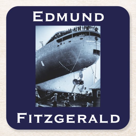 The Edmund Fitzgerald Kartonnen Onderzetters (Voorkant)