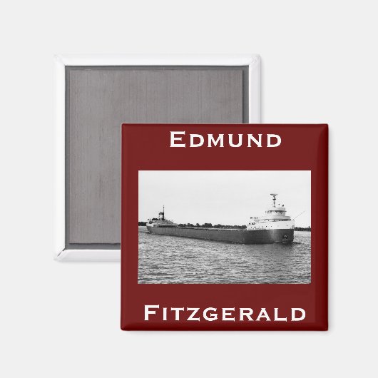 The Edmund Fitzgerald Magneet (Voorkant / Achterkant)