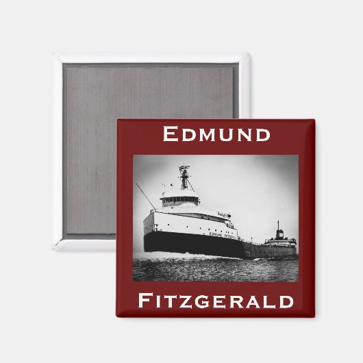 The Edmund Fitzgerald  Magneet (Voorkant / Achterkant)