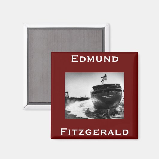 The Edmund Fitzgerald Magneet (Voorkant / Achterkant)