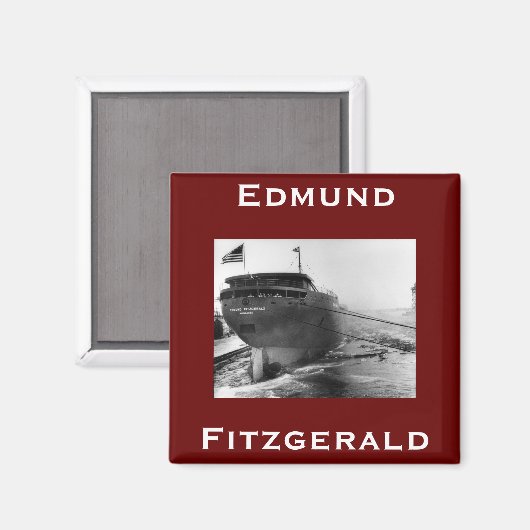 The Edmund Fitzgerald Magneet (Voorkant / Achterkant)