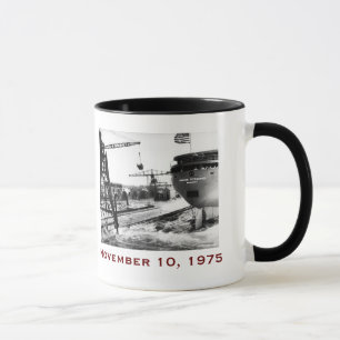 The Edmund Fitzgerald met bemanningsnamen Mok
