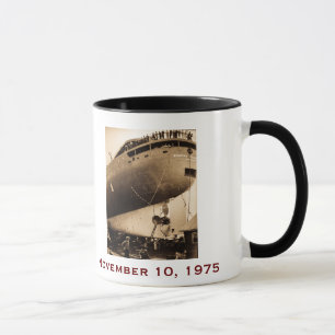 The Edmund Fitzgerald met bemanningsnamen Mok