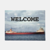 The Edmund Fitzgerald on the St. Clair River Deurmat (Voorkant)