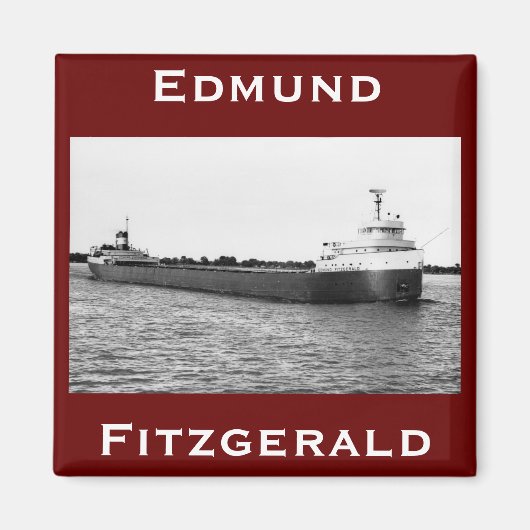 The Edmund Fitzgerald on the St. Clair River Magneet (Voorkant)