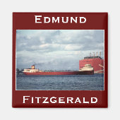 The Edmund Fitzgerald on the St. Clair River Magneet (Voorkant)