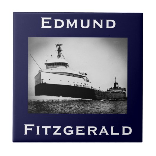 The Edmund Fitzgerald Tegeltje (Voorkant)