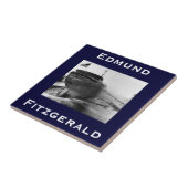 The Edmund Fitzgerald Tegeltje (Zijkant)