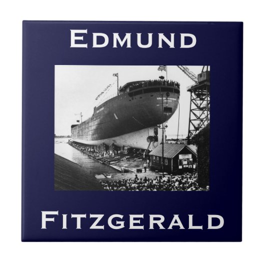 The Edmund Fitzgerald Tegeltje (Voorkant)