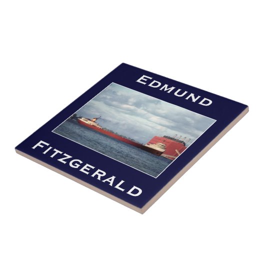 The Edmund Fitzgerald Tegeltje (Zijkant)