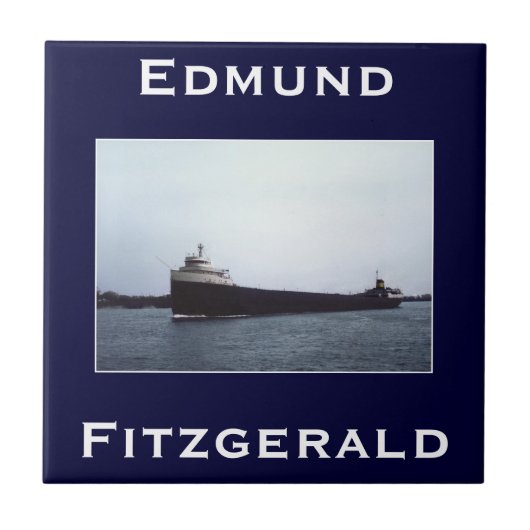 The Edmund Fitzgerald Tegeltje (Voorkant)