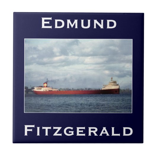 The Edmund Fitzgerald Tegeltje (Voorkant)
