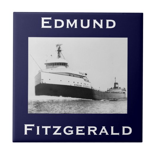 The Edmund Fitzgerald Tegeltje (Voorkant)