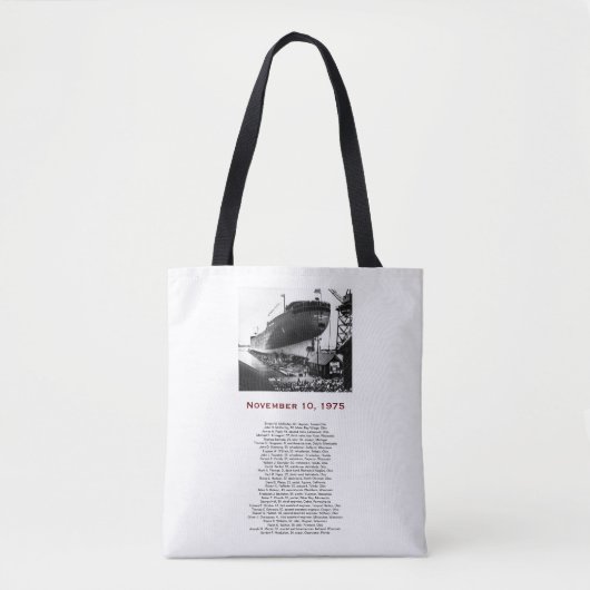 The Edmund Fitzgerald Tote Bag (Voorkant)