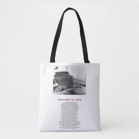 The Edmund Fitzgerald Tote Bag (Voorkant)