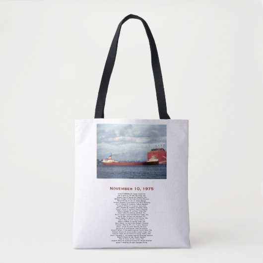 The Edmund Fitzgerald Tote Bag (Voorkant)