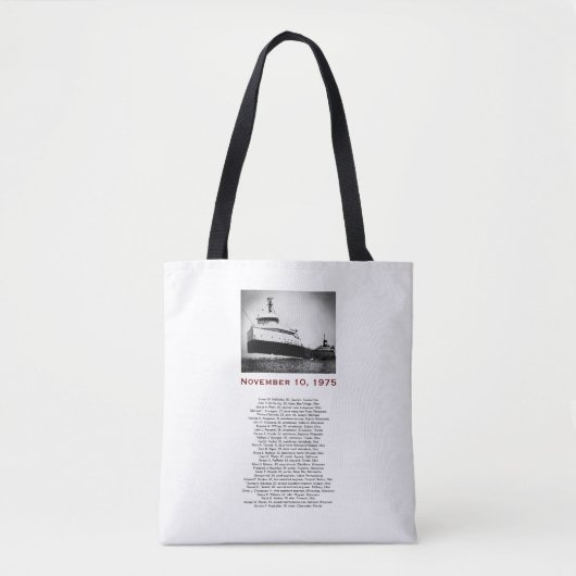 The Edmund Fitzgerald Tote Bag (Voorkant)