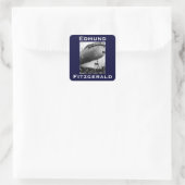 The Edmund Fitzgerald Vierkante Sticker (Tas)