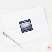 The Edmund Fitzgerald Vierkante Sticker (Envelop)