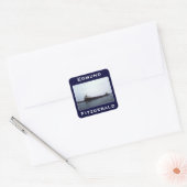 The Edmund Fitzgerald Vierkante Sticker (Envelop)