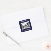 The Edmund Fitzgerald Vierkante Sticker (Envelop)