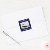 The Edmund Fitzgerald Vierkante Sticker (Envelop)