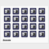 The Edmund Fitzgerald Vierkante Sticker (Vel)