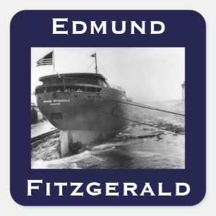 The Edmund Fitzgerald Vierkante Sticker