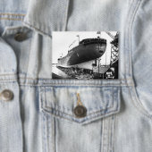 The Edmund Fitzgerald Vintage Great Lakes Ship Button (Insitu)