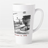 The Edmund Fitzgerald with Crew Names Latte Mok (Rechts)