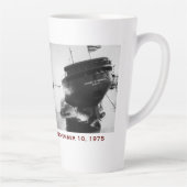 The Edmund Fitzgerald with Crew Names Latte Mok (Rechts)