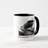 The Edmund Fitzgerald with Crew Names Mok (Voorkant rechts)