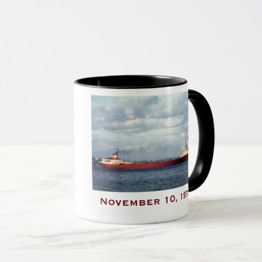 The Edmund Fitzgerald with Crew Names Mok (Voorkant rechts)