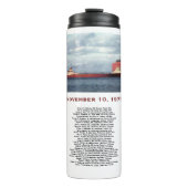The Edmund Fitzgerald with Crew Names Mug Thermosbeker (Voorkant)