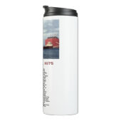 The Edmund Fitzgerald with Crew Names Mug Thermosbeker (Geroteerd rechts)