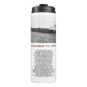 The Edmund Fitzgerald with Crew Names Mug Thermosbeker (Voorkant)