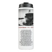 The Edmund Fitzgerald with Crew Names Mug Thermosbeker (Voorkant)