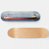 The Edmund Fitzgerald with Crew Names Persoonlijk Skateboard (Horizontaal)