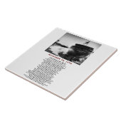 The Edmund Fitzgerald with Crew Names Tegeltje (Zijkant)