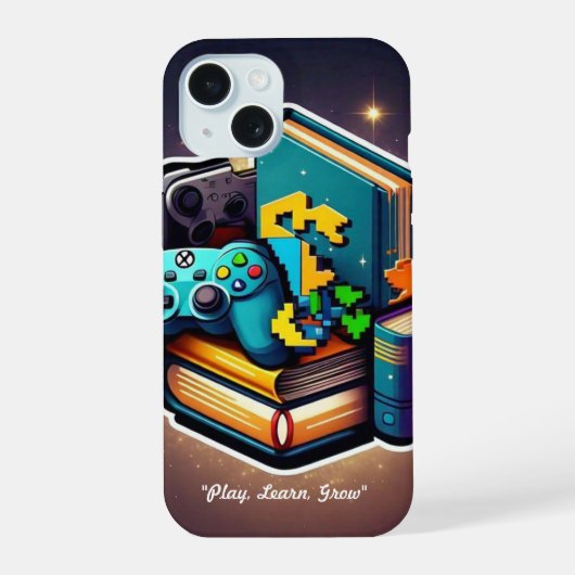 "The Education Arcade" iPhone 15 Case (Achterkant)