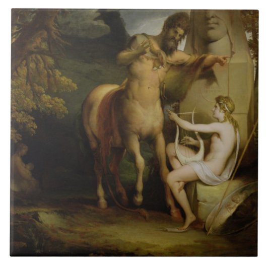 The Education of Achilles, c.1772 (oil on canvas) Tegeltje (Voorkant)