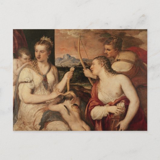The Education of Cupid, c.1565 Briefkaart (Voorkant)