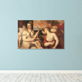 The Education of Cupid, c.1565 Canvas Afdruk (Insitu (Houten vloer))