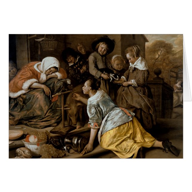 The Effects of Intemperance, c.1663-65 (Voorkant Horizontaal)