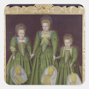 The Egerton Sisters, 1601/02 Vierkante Sticker