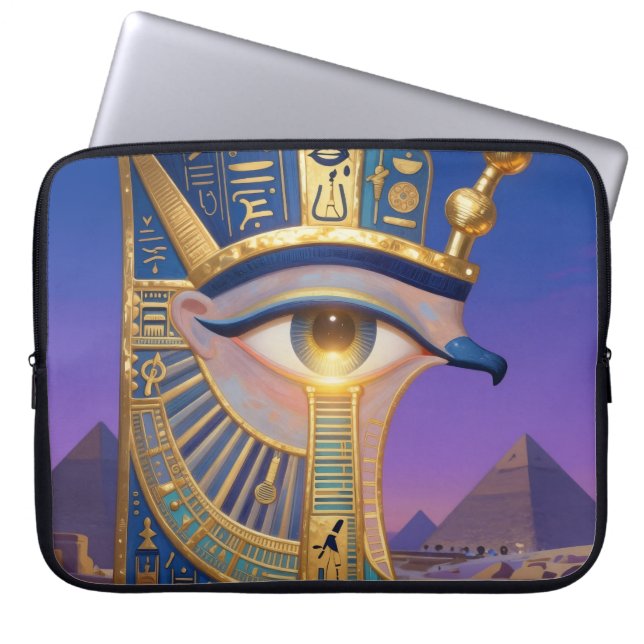 The Egyptian Eye´2 Laptop Sleeve (Voorkant)