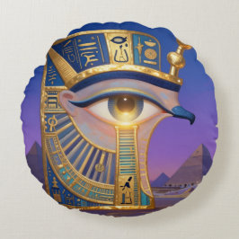 The Egyptian Eye´2 Rond Kussen